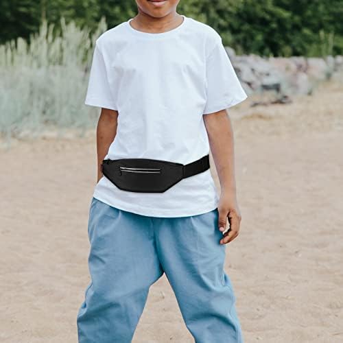 Diabetic Running Belt with Adjustable Waist, Insulin Pump Belt Holder Organizer Waist Pouch, Epipen Medical Fanny Pack Bag (Bag Only) (Black)