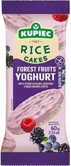 Kupiec Chocolate Covered Rice Cakes Assorted Flavors, Pack of 4 by Snacks ByEurop