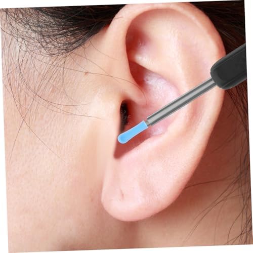 10pcs Silicone Ear Spoon Covers Ear Cleaning Tools Replacement Sleeves Gentle Earwax Removal Supplies Soft Comfortable for Adults