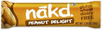 Nakd Bars, Peanut Raw Fruit and Nuts, Gluten Free, Vegan 18 Count