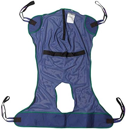 Drive Medical Full Body Patient Lift Sling, Mesh with Commode Cutout, Large