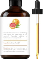 Handcraft Blends Grapefruit Essential Oil – Huge 4 Fl Oz – 100% Pure and Natural – Premium Grade Essential Oil for Diffuser and Aromatherapy, Skin, Massage, Candle and Soap Making Fragrance