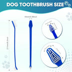 Navona 30 PCS Dog Toothbrushes, Double Headed Anti Slip Dog Tooth Brushing Kits, Cat Toothbrush, Pet Toothbrush for Dogs, Easy to Clean and Care for Teeth, Suitable for Small to Large Dogs and Cats
