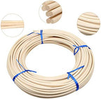 KEILEOHO #8 Reed Spline 65 Feet x 3/16 Inches Cane Webbing for Weaving, Cane Webbing for Chair Repair, Strong Permeable Cane Webbing Roll for Winding, Modeling, Decoration, Weaving, Aromatherapy