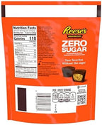 REESE'S Zero Sugar Miniatures Chocolate Peanut Butter Cups, Candy Bag, 5.1 oz