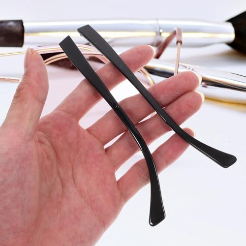 Hemoton 1 Pair Glasses Accessories Universal Sunglasses Temple Eyeglass Arm Covers Eyeglasses Parts Glasses Repair Legs Sunglass Arm Sleeve Eyeglasses Frame End Tip Ear Metal Legs