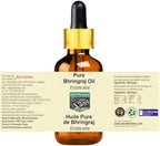 Pure Bhringraj Oil (Eclipta alba) with Glass Dropper 15ml (0.50 oz)
