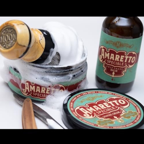 Amaretto Speciale – Luxury Tallow Shaving Soap with Almond & Dark Cherry Scent, 6 oz