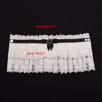 BLESSUME Lolita Neck Collar Elizabethan Ruff Gothic Lace Neck Ruff Collar