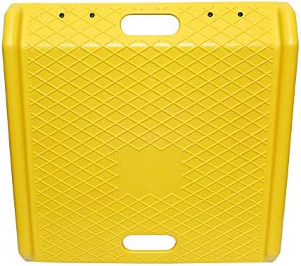 BISupply Portable Curb Ramp - Car & Motorcycle Ramps, 4.5in, 1-Pack