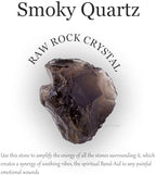 Apengshi Smoky Quartz Raw Crystals 2PCS Natural Rough Rocks Healing Crystal and Stones DIY Raw Stones Meditation Fountain Garden Home Decor