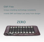 Far Infrared Heating Pad for Back and Shoulder, Jade & Tourmaline Stones, EMF-Free, Deep Warming Heat Mat with Adjustable Temperature & Timer for Home Relaxation(2025 Upgraded)