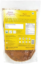 Darsa Organics Jaggery Powder 2 lb - Organic Brown Sugar Alternative, USDA Certified Unrefined Muscovado Style Sweetener from Desi Gur, Natural Panela for Baking & Tea, Non-GMO, Gluten Free, Vegan