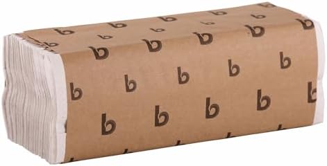 Boardwalk C-Fold Disposable Bathroom Paper Hand Towels, 1-Ply, 11.44 x 10, 200 Sheets/Pack, 12 Packs/Carton, White