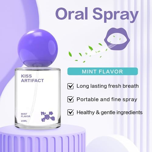 2Pcs Probiotic Oral Spray for Long-Lasting Freshness, Alcohol-Free Oral Spray with Probiotics for Breath Care, Portable Oral Spray, Suitable for Daily Use, Work, Travel (20ml)
