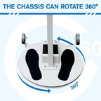 Helsevesen Patient Turner, Turn Transfer Aid for Standing & Seating Positioning, 400 lb Capacity, 24.11