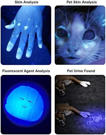 Wood‘s Lamp - Handheld Facial Skin Care Analyzer,Home Salon Equipment, Wood Lamp for Cat Dog Test Pets Urine