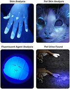 Wood‘s Lamp - Handheld Facial Skin Care Analyzer,Home Salon Equipment, Wood Lamp for Cat Dog Test Pets Urine