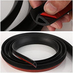 BNELL Carpet & Floor Edging Trim Strip,Self Adhesive-PVC Floor Transition Strip,Thresholds for Doorways with a Height Less Than 10 MM (20FT_Black)…