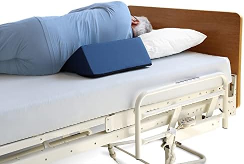 NYOrtho Positioning Wedge 30° – Bed Wedge Pillow for Pressure Relief & Alignment – Slip-Resistant, Easy-to-Clean, Wipeable Vinyl for Side Sleepers & Elderly – Patient Support Cushion – 16x12x7 in