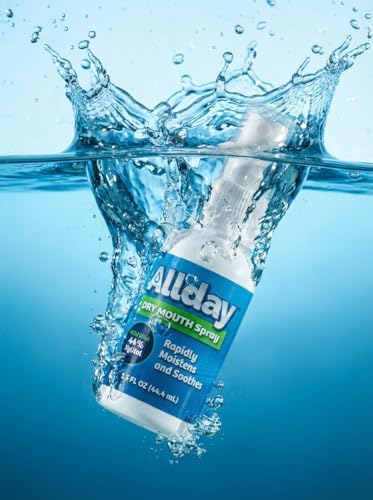 Allday Dry Mouth Spray - Maximum Strength Xylitol, Fast Acting, Non-Acidic (Pack of 2)