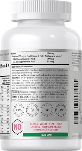 Horbäach Women's Prenatal Multivitamin with DHA, Iron and Folic Acid | 70 Softgels | Non-GMO & Gluten Free