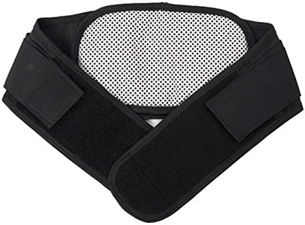 Lumbar Brace Tourmaline Waist Brace Support Belt Band Self Heating Lower Back Supports Magnetic Therapy Lumbar Waist Bandage Back Waist Belt Men Women (XL M)