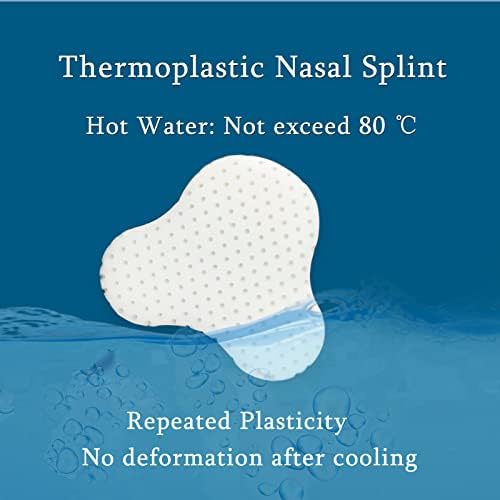 5 Pcs Thermoplastic External Nasal Splints - 2.7" x 3.1" Nose Support Protector for Rhinoplasty Septoplasty Surgery Support, 2.0 mm Thick