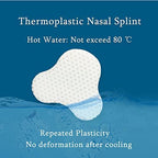 5 Pcs Thermoplastic External Nasal Splints - 2.7" x 3.1" Nose Support Protector for Rhinoplasty Septoplasty Surgery Support, 2.0 mm Thick