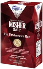 Diamond Crystal Kosher Salt – Full Flavor, No Additives - Pure and Natural Since 1886 (Restaurant Pack) - 3 Pound Box