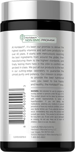 Horbäach Brown Seaweed Extract Capsules | 200 Pills | Fucoxanthin Supplement | Non-GMO, Gluten Free
