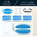 Value Pack Kit = Wiesner Clamp + Replacement Pads - Wiesner Male Incontinence Clamp - 3 Adjustable Sizes - Comfort & Confidence All Day Long - Best Penile Clamp!
