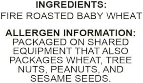 Ziyad Freekeh Fire Roasted Baby Wheat 16 oz - Nutty Earthy Flavor - Vegan Ancient Grain - Gluten Free, High Protein Fiber-Rich - Ideal for Pilafs, Soups, Salads - No Presoaking Needed