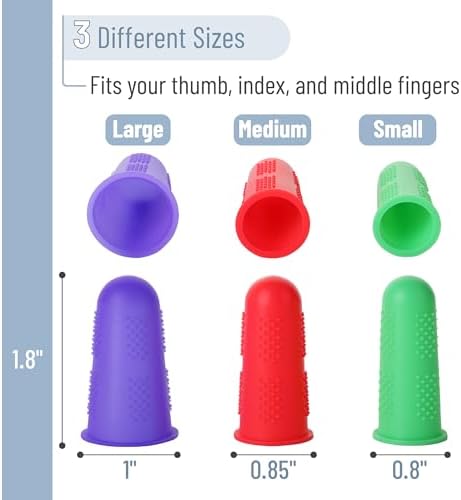 Mr. Pen- Hot Glue Gun Finger Protectors, 24 pcs, Silicone Thimble Finger Guard for Hot Glue