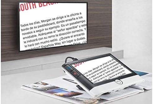Eschenbach Visolux Digital HD - Advanced Portable Color Video Magnifier (7” LCD Screen with Anti-Glare Coating, HD Camera, and Built-in Stand) - Includes Liberty Cleaning Cloth