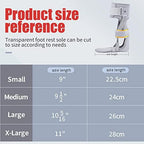 Medical AFO Foot Drop Brace - Drop Foot Braces for Walking - AFO Brace Walking with Shoe - Ankle Foot Orthosis for Stroke - Drop Foot Stabilizer Support for Men & Women XL-Left (Comfort)