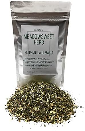 Meadowsweet Herb Cut - Natural, Dried & Cut Filipendula Ulmaria - Net Weight: 1.05oz/30g - Grown from Premium Mead Wort