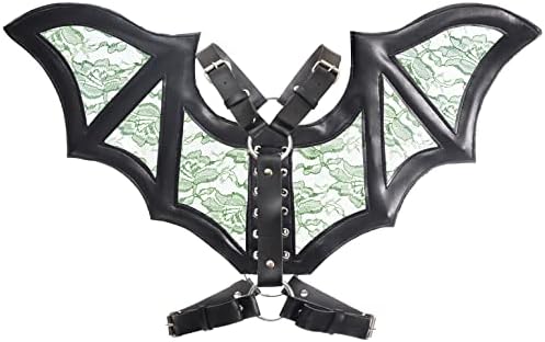 Daisy corsets Women's Faux Leather & Lace Wing Harness