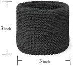 Couver Camo Rainbow Plain Striped Cotton Terry Youth Sweat Wristband for Sports & More