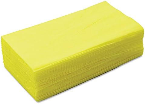 24" x 24" Nonwoven Treated Yellow Dust Cloths (Pack of 50)