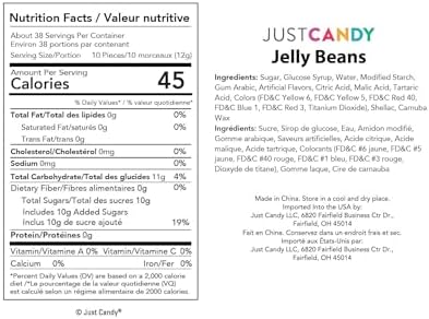 810 ct Dark Blue Candy Jelly Beans - Blue Raspberry (2.25lb, approximately 810 ct)