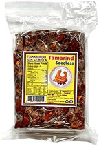 (2 Pack) Tamarind Wet Seedless Block/Slab 14oz (400g) All Natural No added sugar Vegan Gluten Free Seedless, Pulpa de Tamarindo Natural Sin Semilla, 14 oz