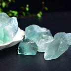 Fluorite Raw Crystals, Large 1.25-2.0" Healing Crystals Natural Rough Stones Crystal for Tumbling, Cabbing, Fountain Rocks, Decoration, Polishing, Wire Wrapping, Wicca & Reiki