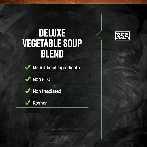 Frontier Deluxe Vegetable Soup, 1-Pound, Mixed Dried Vegetables For Soup, Stew, Stir Fry, Onion, Carrots, Peas & Potatoes