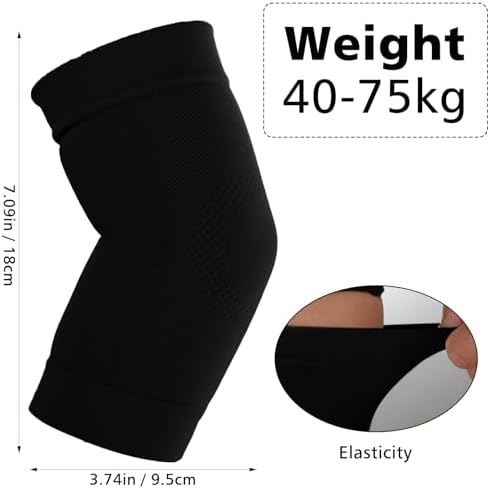 Sibba Elbow Compression Sleeve, 2 Pairs Arm Support Elbow Sleeves, Tennis Elbow Compression Support Sleeve, Elbow sleeve for weightlifting, Elbow Pads for Sports Protection And Pain Relief