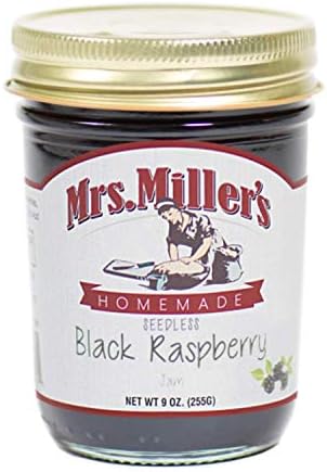 Mrs. Miller's Seedless Blackberry Jam 9 Ounce (Pack of 2)