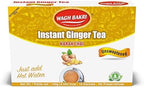 Wagh Bakri Instant Ginger Tea, Unsweetened, No Added Sugar, 140grams, 10 Sachets [International Pack]