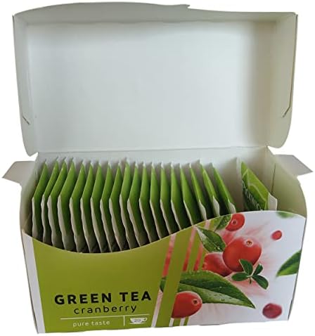 Pickwick Green Tea Cranberry - 20 Bags | Dutch Tea - 1.05 Ounce Total Weight