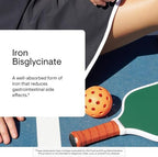 THORNE - Iron Bisglycinate - 25 mg Iron Supplement for Enhanced Absorption Without Gastrointestinal Side Effects* - NSF Certified for Sport - Gluten-Free - 60 Servings
