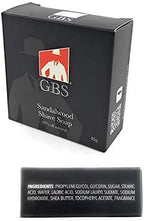 GENTS Men’s Sandalwood Shaving Soap - Natural Bar with Shea Butter & Glycerin for Rich Lather, 3oz